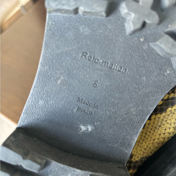 Reformation Agaetha Chunky Loafer size 8 - Picture 2 of 5